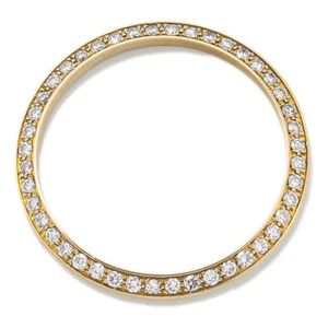 Rolex Datejust YG Aftermarket Diamond Bezel 16233 18038 16203 1600 1603 34.4mm - Picture 1 of 1