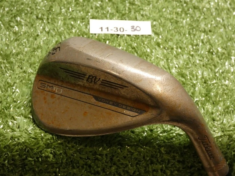 Titleist Vokey SM10 Raw 56* 12* Sand Wedge D Grind KBS Tour Stiff Steel - Image 1 of 4