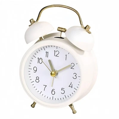 YYDS Alarm Clock, Stylish Analog Vibrating Bell Alarm Clock - Image 1 of 4