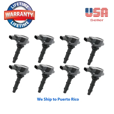 Paquete de 8 bobinas de encendido para Mercedes-Benz CL550 CLK550 G550 GL450 GL550 S450 Foto 1 de 4