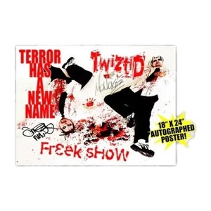 Twiztid - Freek Show Poster 18" x 24" (signiert) 100 % AUTHENTISCH - Bild 1 von 2