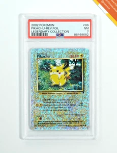 Pokemon PSA 7 Pikachu #86 Reverse Foil Legendary Collection 2002 Englisch - Bild 1 von 3