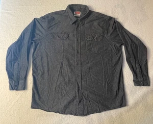 Wrangler Men's Flex for Comfort Gray Charcoal Denim Long Sleeve Size XL - Picture 1 of 8