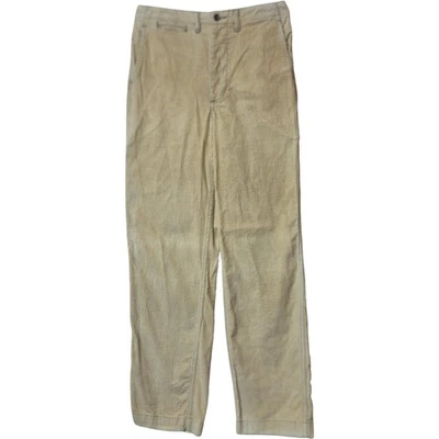 Calças masculinas de veludo Duck Head W30 L34 bege casual EUA - Imagem 1 de 4