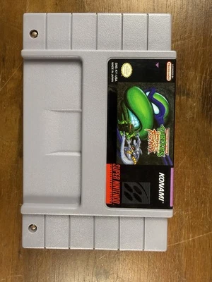 Teenage Mutant Ninja Turtles: Tournament Fighters (Super Nintendo SNES, 1993) - Image 1 of 4