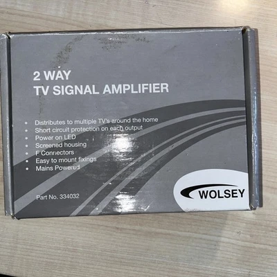 Wolsey 2-Way TV Signal Amplifier 334038 - Image 1 of 3