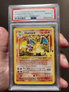 PSA 10 Charizard Holo 4/102 Pokemon Classic Collections Celebrations GEM MINT - Picture 1 of 3