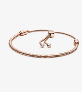 Pandora Schiebeverschluss Armband Rosevergoldet für 15-23 cm ( 589652C01-2 ) - Bild 1 von 3