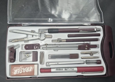 Geometry Set Preecision Technical Instruments Compass - Image 1 of 3