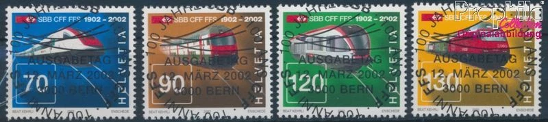 Schweiz 1778-1781 (kompl.Ausg.) gestempelt 2002 SBB Eisenbahnen (10277363 - Image 1 of 1