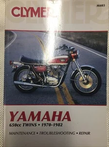 Clymer Yamaha 650cc Twins 70-82 Service Repair Maintenance Manual # M403 - Picture 1 of 11