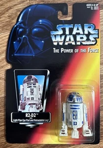 * Star Wars Red Card POTF2 R2-D2 Hasbro 1995 - Picture 1 of 2