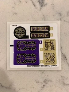 LEGO STICKER SHEET for 70749 Enter the Serpent, New & Genuine - Picture 1 of 1
