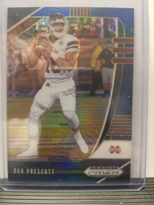 Dak Prescott 2020 Prizm Draft Picks Football #64 BLUE SP Mississippi State - Picture 1 of 2