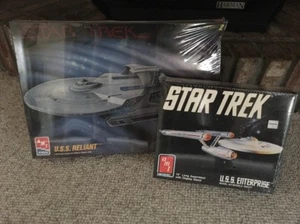 Star Trek USS Reliant und USS Enterprise AMT versiegelte Modellbausätze - Bild 1 von 12