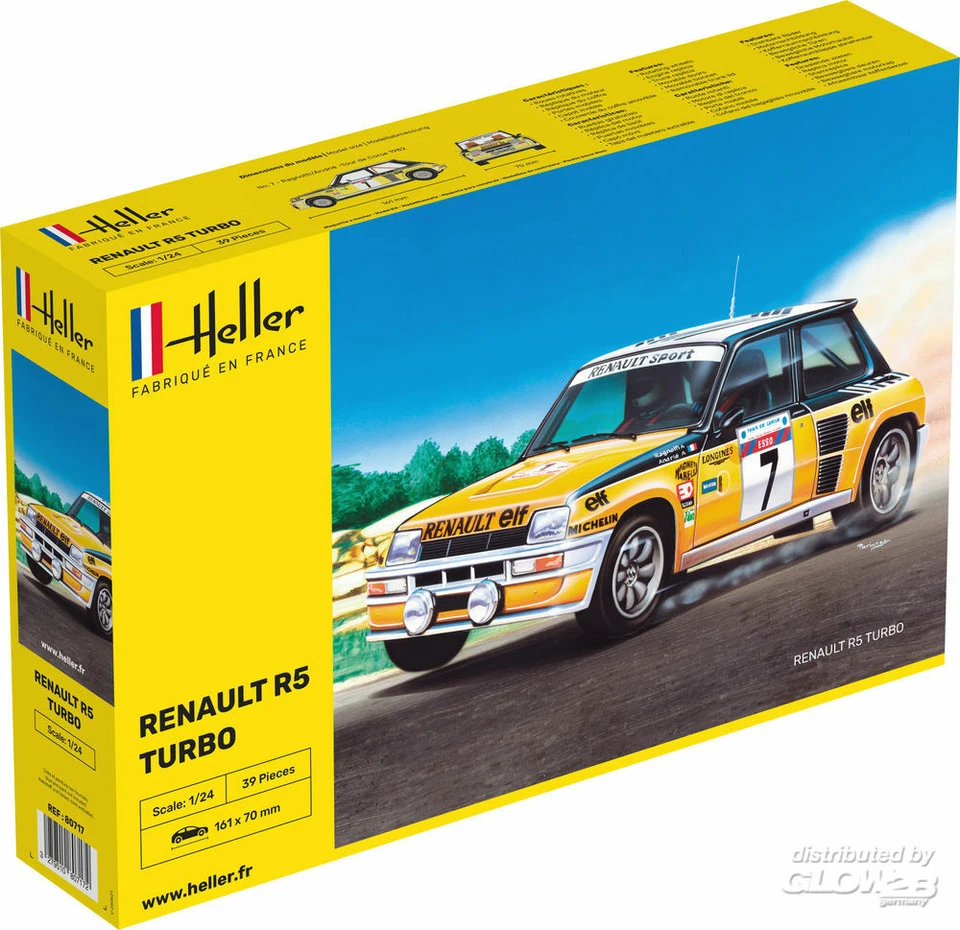 Heller: Renault R5 Turbo in 1:24 [1000807170] - Immagine 1 di 1