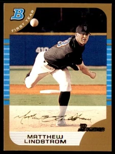2005 Bowman Gold Matt Lindstrom New York Mets #180 - Picture 1 of 2