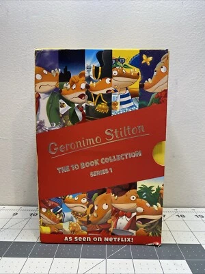 Geronimo Stilton The 10 Book Collection Series 1 Box Set Paperback Netflix - Image 1 of 4
