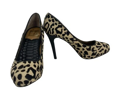 Zapatos de salón DV Dolce Vita EE. UU. Talla 6 pelo de becerro cuero estampado animal leopardo guepardo Foto 1 de 4