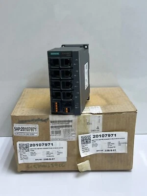 SIEMENS ETHERNET SWITCH 6GK5208-0BA10-2AA3 - Image 1 of 4