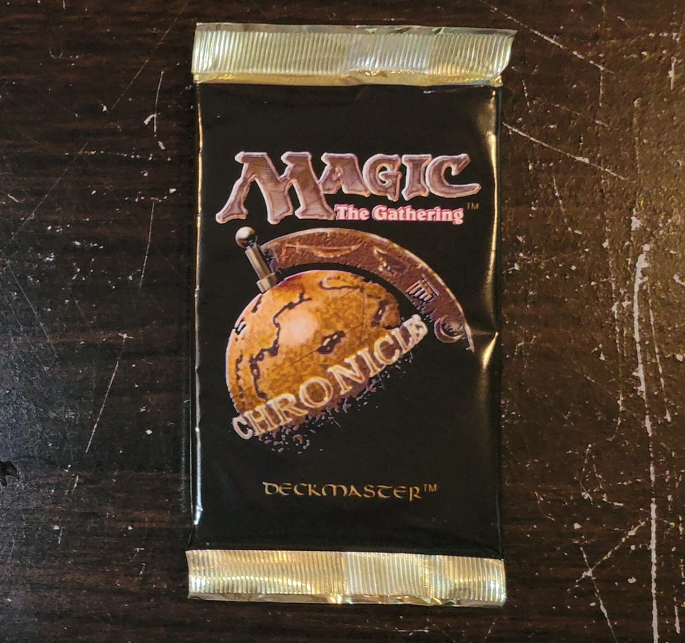 MTG MAGIC THE GATHERING CHRONICLES 1995 BOOSTER PACK SEALED FREE U.S. SHIPPING - Image 1 of 2
