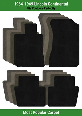 Lloyd Ultimat Front & Rear Row Carpet Mats for 1964-1969 Lincoln Continental  - Image 1 of 4