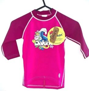 Girls Dakine Pink Rash Swim Shirt / Rashie, Size 4. NWT, RRP $39.99. - Picture 1 of 2