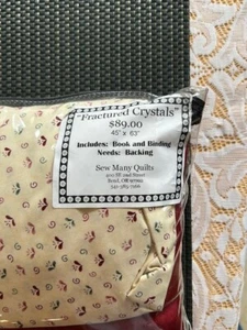 New Fabric Quilt Large Pack Bundle Fractured Crystals 45"x63" Sew Many Quilts - Picture 1 of 5