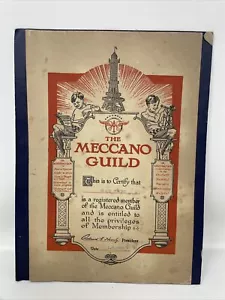 Meccano Guild Zertifikat 1955 - Bild 1 von 3