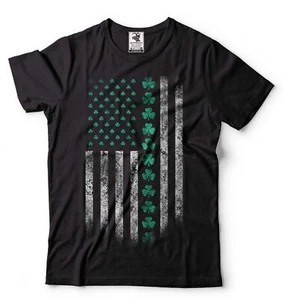 Saint Patricks Day Tshirt Irish Ireland USA Flag Tee St Patricks Day gifts - Picture 1 of 10