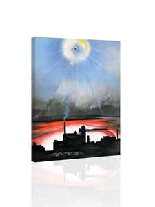 East River From The Shelton - O'Keeffe - CANVAS OR PRINT WALL ART - Picture 1 of 2