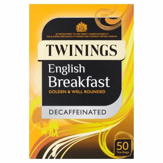 Английские чайные пакетики для завтрака без кофеина Twinings — 50 штук в упаковке - Изображение 1 из 1