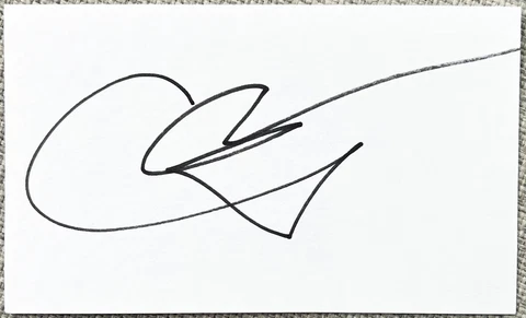 Chudney Ross Signed In Person 3x5 Index Card In Top Loader Authentic, Diana Ross Cover