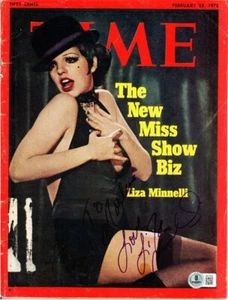 -Rare- 1972 -LIZA MINNELLI- TIME Beckett BAS Signed/Autograph/Auto Magazine - Picture 1 of 1