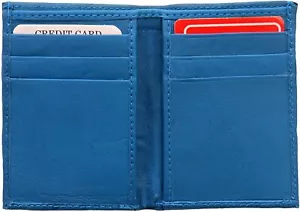 Porta Carte di Credito, Originale, Sei Slot Porta Carte di Credito Portafoglio Bifold Pelle - Foto 1 di 6