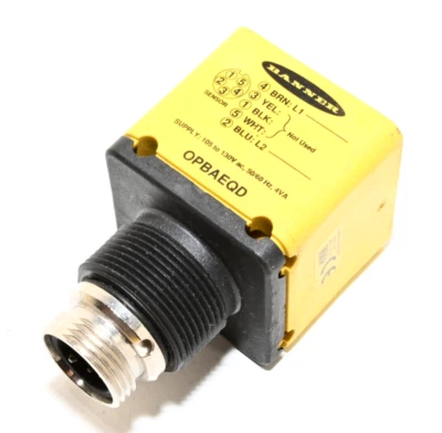 Used - Banner OPBAEQD Power Block - No Sensor Head - 105-130VAC 50/60Hz - 4VA - Image 1 of 4