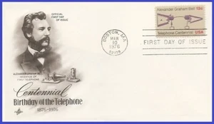 USA5 #1683 U/A ARTCRAFT FDC Telephone Centennial - Picture 1 of 1