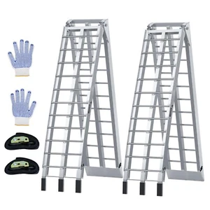 KROAK Aluminum Loading Ramps 1700 Lbs, 7.5ft 2Pcs Folding Powerspots Ramps fo... - Picture 1 of 7