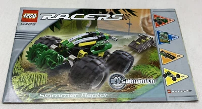 Lego Racers Manual For Set 8469 Slammer Raptor NO BRICKS - Image 1 of 2