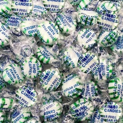 Sugar-Free Starlight SPEARMINT Hard Candy- 1 Pound Pack - Image 1 of 4