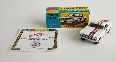 Modellino Corgi Club No. 325,Ford MUSTANG Comp. Modello Superbo Condizioni - Immagine 1 di 4