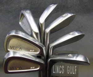 Set of 7 x Vega VC-01 Irons 4-PW Regular Steel Shafts Lamkin Grips - Picture 1 of 7