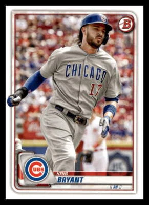2020 Bowman #22 Kris Bryant   Chicago Cubs - Image 1 of 2
