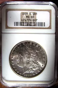 1899-O Morgan Silver Dollar ~ NGC MS-65 "Light Natural Toning" - Picture 1 of 8