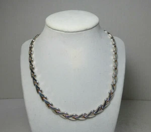 Vintage Sterling Silver Italy Necklace - Picture 1 of 5