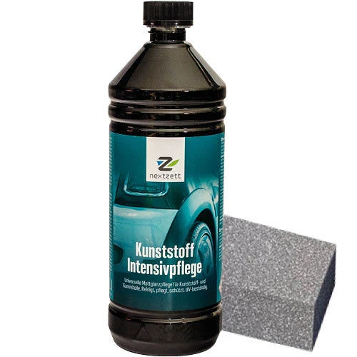 Nextzett (anteriormente inserción 1Z) plástico cuidado intensivo 1000 ml + 1 esponja de aplicación