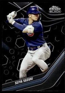 2023 Topps Chrome Black Seiya Suzuki Cubs #6 - Bild 1 von 2