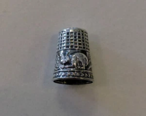Fingerhut  "Hase" in 925er Sterling Silber neu! - Bild 1 von 4
