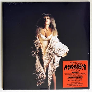 LADY GAGA * MAYHEM * EXCLUSIVE INDIES LIMITED ALTERNATE ART 2x BLUE VINYL * BN - Picture 1 of 5
