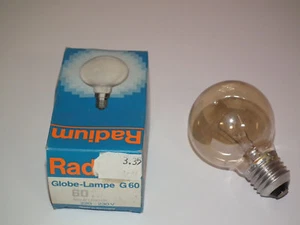 Radium Globe G60 Gold Gelüstert E27 230V 60W Glühlampe - Bild 1 von 1
